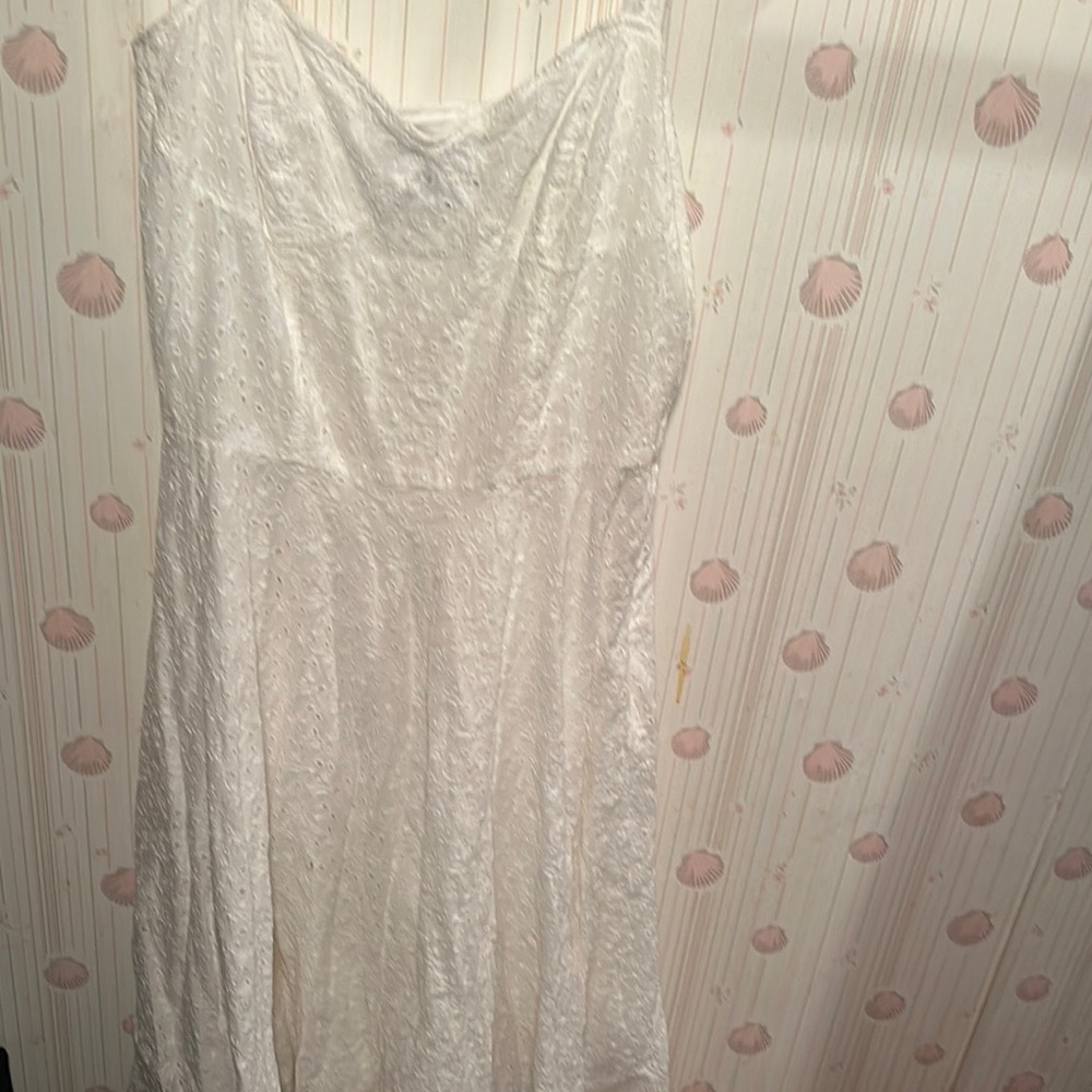 Ralph Lauren White Strapless Sweetheart Sundress